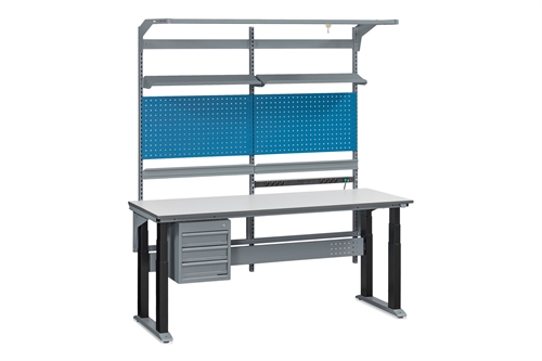 Arbejdsbord W280 V2 - 2.000 x 800 mm - 280 kg