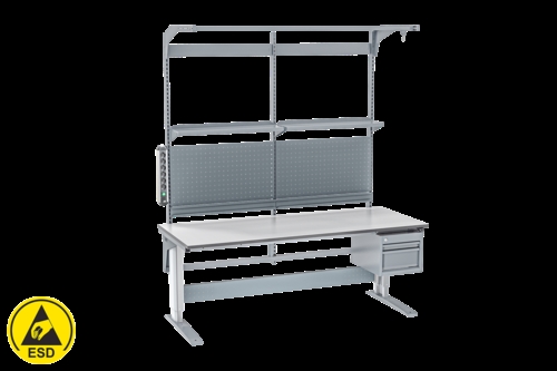 Arbejdsbord W400 ESD V1 - 2.000 x 800 mm - 400 kg
