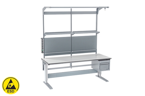 Arbejdsbord W400 ESD V1 - 2.000 x 800 mm - 400 kg