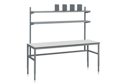 Manuelt pakkebord V8 - 300 kg - B2000 x D800 mm - Grå