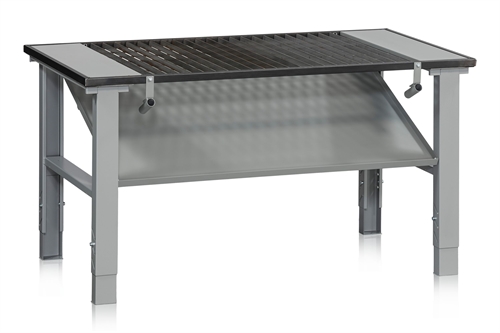 Svejsebord - 500 kg - B1600 x D800 mm - Grå