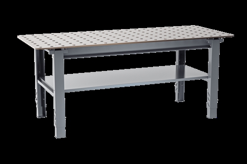 Svejsebord - 400 kg - B2000 x D800 mm - Grå