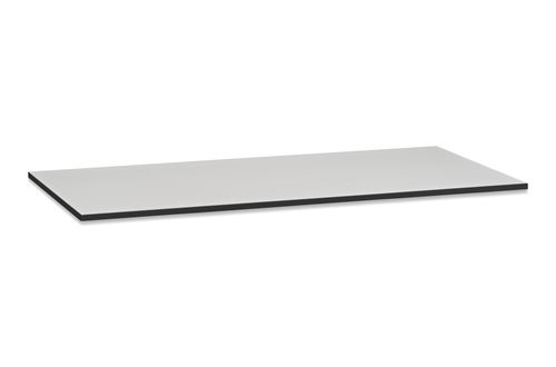 Laminat bordplade - 1600 x 800 x 24 mm - Grå
