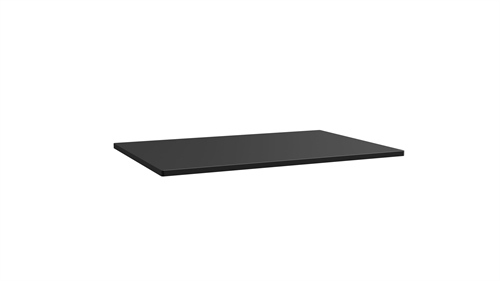 Polyethylen bordplade - 1200 x 800 x 25 mm - Sort
