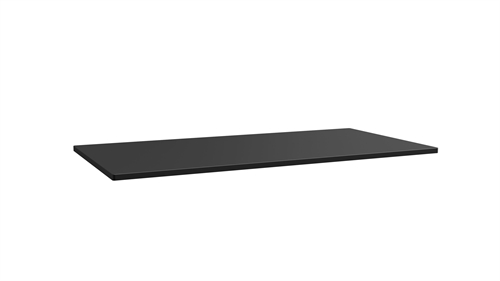 Polyethylen bordplade - 1600 x 800 x 25 mm - Sort