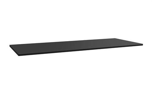Polyethylen bordplade - 2000 x 800 x 25 mm - Sort