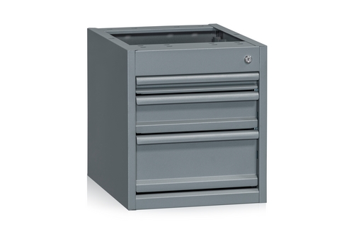 Skuffeenhed t/bord - 3 skuffe - 25 kgs