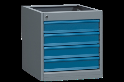 Skuffeenhed 670 t/bord - 4 skuffer - 45 kgs