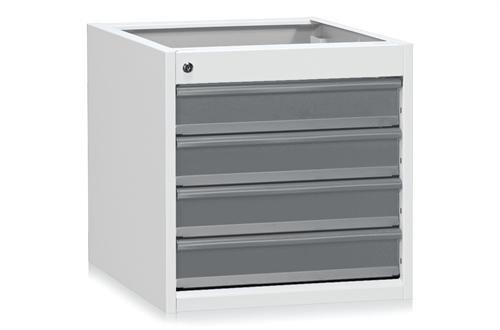 Skuffeenhed 670 t/bord - 4 skuffer - 45 kgs
