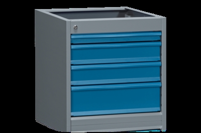 Skuffeenhed 670 t/bord - 4 skuffer - 45 kgs