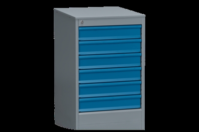 Skuffeenhed 670 t/bord - 6 skuffer - 45 kgs