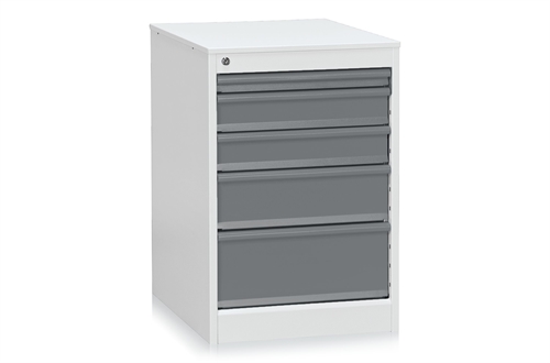 Skuffeenhed 670 t/bord - 5 skuffer - 45 kgs