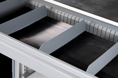 Gummimåtte t/W300 skuffe - Sort