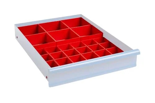 Skuffeindretning 10 - t/skuffeenhed 670 - Rød