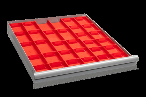 Skuffeindretning 31 - t/skuffeenhed 670 - Rød