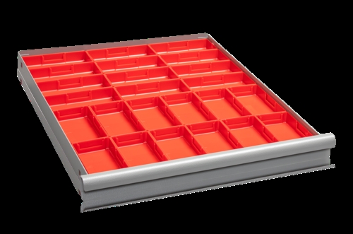 Skuffeindretning 32 - t/skuffeenhed 670 - Rød