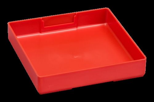 Indsatsbeholder 670 - 150 x 150 x 46 mm - Rød