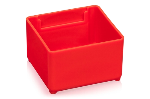 Indsatsbeholder 670 - 75 x 75 x 46 mm - Rød