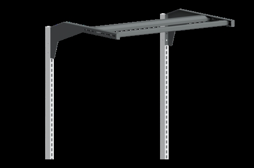 Overbygnings kit m/c-profil - 900 mm - Mørkegrå 