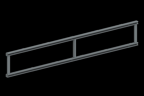 Påbygningsramme 2420 mm - Mørkegrå