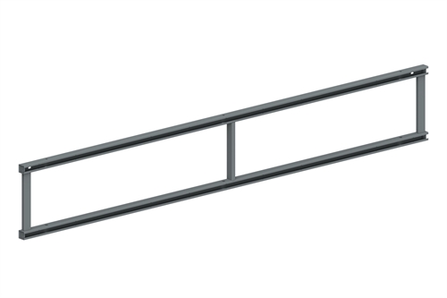 Påbygningsramme 2420 mm - Mørkegrå