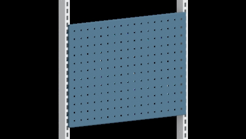 Perforeret værktøjspanel - 670 mm - Blå