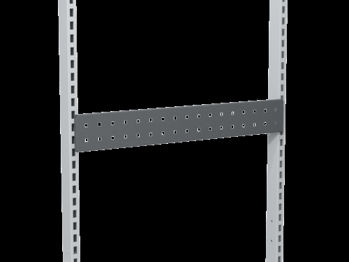 Perforeret værktøjsliste - 670 mm - Mørkegrå