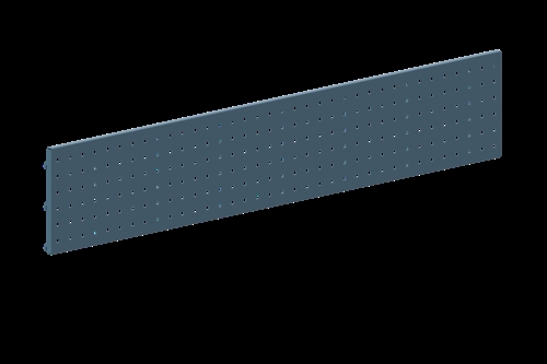 Perforeret værktøjsliste - 1400 mm - Mørkegrå