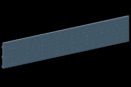 Perforeret værktøjsliste - 1600 mm - Mørkegrå