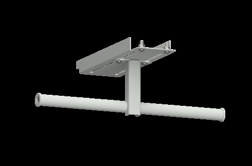 Dobbelt labelholder justerbar 300 mm - Lysegrå