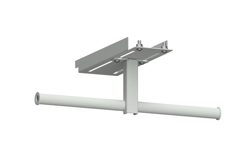 Dobbelt labelholder justerbar 300 mm - Lysegrå