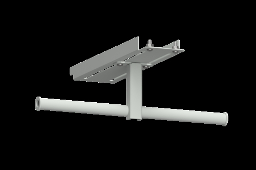 Dobbelt labelholder justerbar 360 mm - Lysegrå