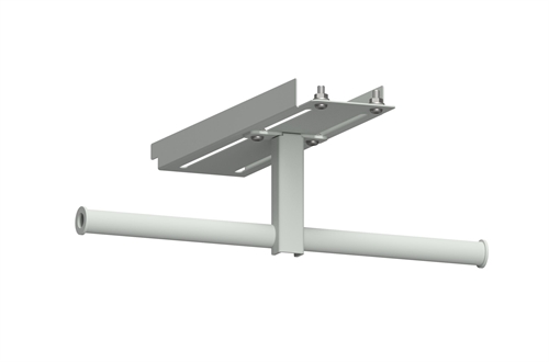 Dobbelt labelholder justerbar 360 mm - Lysegrå