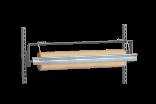 Pakkepapirholder m/afrivnings skinne - Mørkegrå