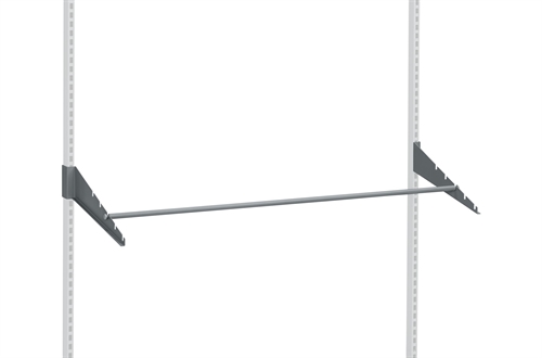 Rulleholder inkl. konsuljern - 1800 mm - Mørkegrå