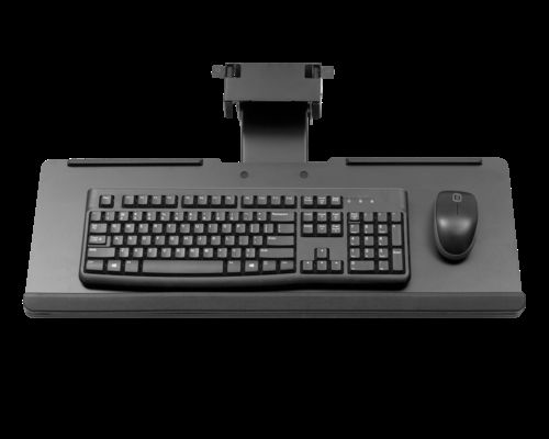 Udtræksbar tastaturhylde - Sort