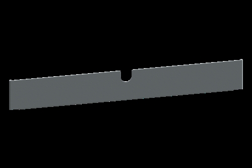 Frontplade t/underhylde  - Mørkegrå