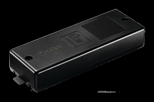 Batterienhed t/W3-400 bord - Sort