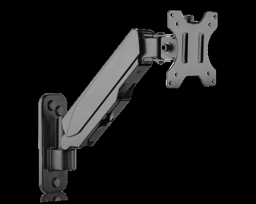 Ledbar arm m/gasfjeder 300 mm - Sort