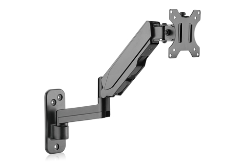 Ledbar arm m/gasfjeder 500 mm - Sort