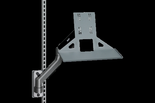 Skærm- tastaturholder på ledbararm - Grå