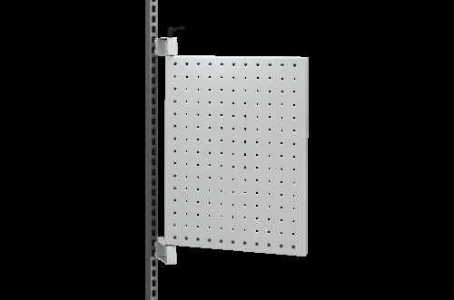 Sidepanel t/perforeret stolpe - Grå