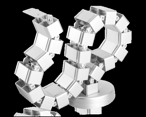 Ledningsspiral - Gulv - Sølv