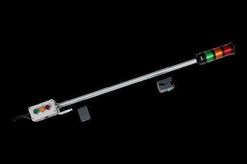 Signallampe rød/gul/grøn - Galvaniseret