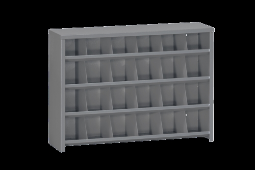 Boltreol m/24 rum - Grå - 800 x 220 x H560 mm