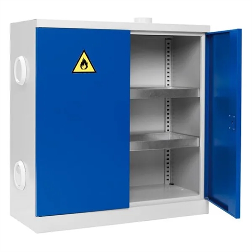 Kemiskab H1040 x B1000 x D435 mm - Blå