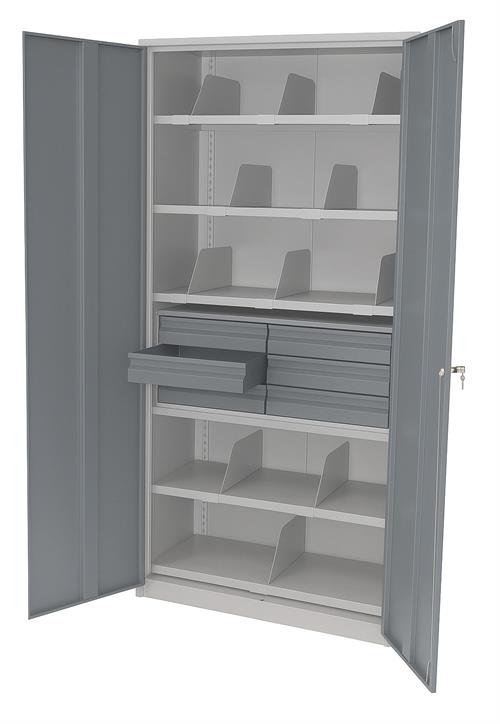 Værkstedsskab MTL 6001 - Grå - 2000 x 1020 x D540 mm