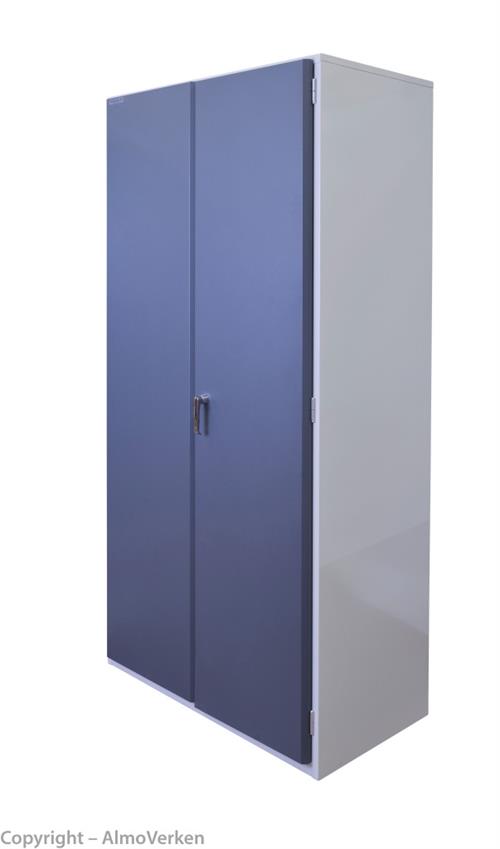 Opbevaringsskab 9008 m/4 hylder - Grå/antrasit