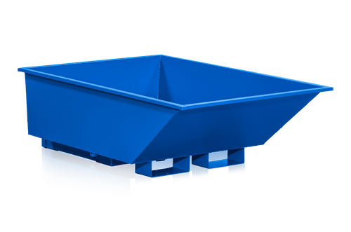Lav tip containeren 550 L l Blå