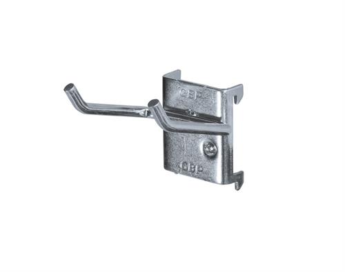 Dobbelt vinkelkrog 50 x 40 mm - Galvaniseret